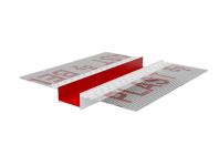 Zdjęcie: Listwa do boniowania PVC z siatką BP11 H5RS L300 biała BELLA PLAST