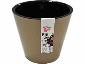 Osłonka doniczkowa z doniczką wewnętrzną Fiji 330 mm - 16 L czekoladowa DMS