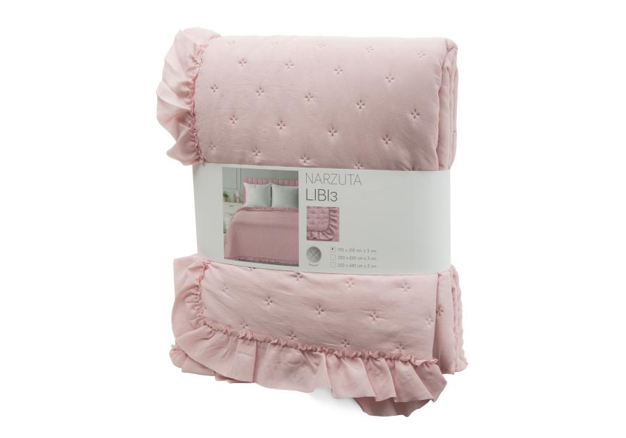 Zdjęcie: Narzuta Libi3, 220x240 cm pudrowa EUROFIRANY