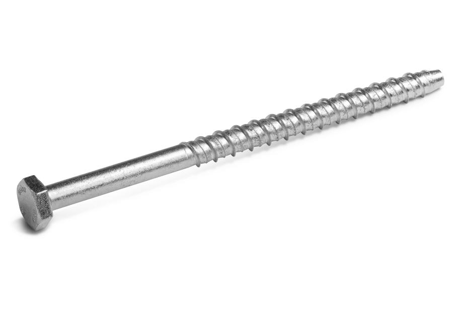 Zdjęcie: Wkręt do betonu ocynk galwaniczny z łbem heksagonalnym R-LX-H-ZP 10x140 mm 25 sztuk RAWLPLUG
