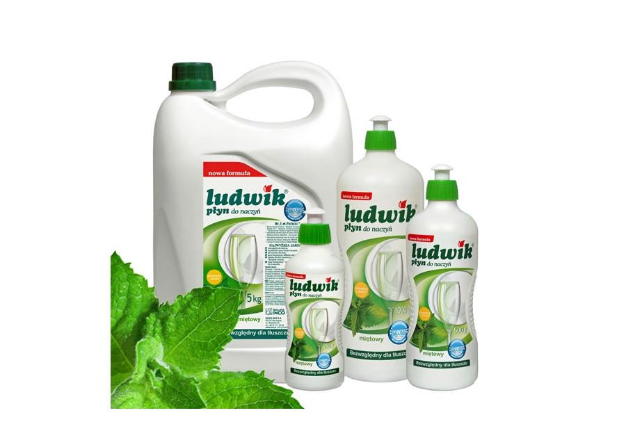 Zdjęcie: Płyn do naczyń miętowy 0,5 L LUDWIK