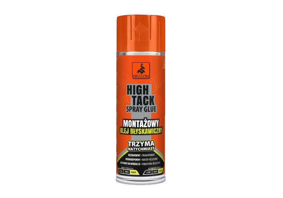 Zdjęcie: Klej montażowy kontaktowy High Tack Spray Glue 400 ml DRAGON