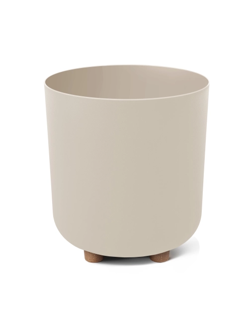 Zdjęcie: Donica Sofia 24 cm beżowa LAMELA PLASTIC