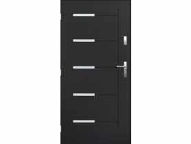 Drzwi zewnętrzne orlando antracyt 80l komplet PANTOR