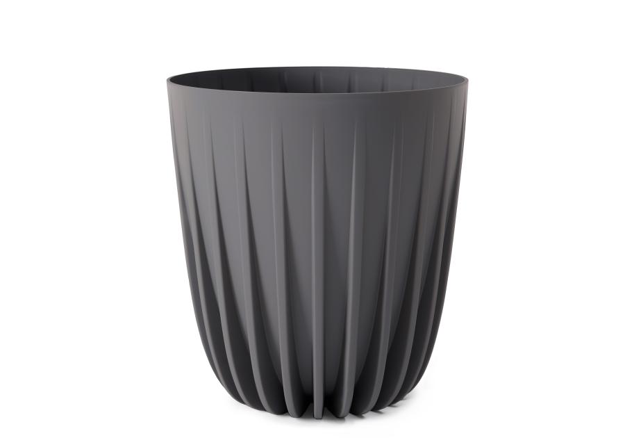 Zdjęcie: Doniczka Mira Eco recycled 390 mm antracyt LAMELA