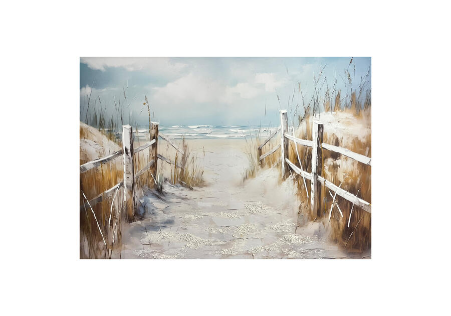 Zdjęcie: Obraz Painting 70x100 cm beach STYLER