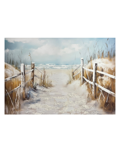 Zdjęcie: Obraz Painting 70x100 cm beach STYLER