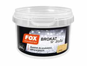 Brokat w żelu Fox złoty 200 g ATLAS