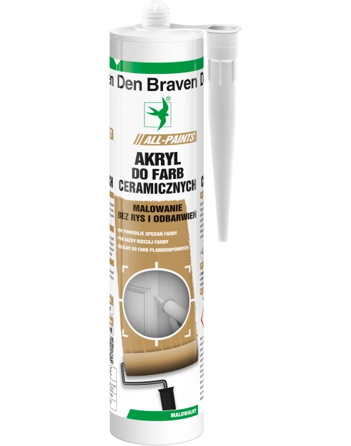 Zdjęcie: Akryl do farb ceramicznych 280 ml biały DEN BRAVEN