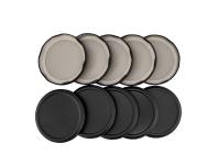 Zdjęcie: Komplet 10 zakrętek czarnych matowych fi 82 6-zaczepowych SEZON