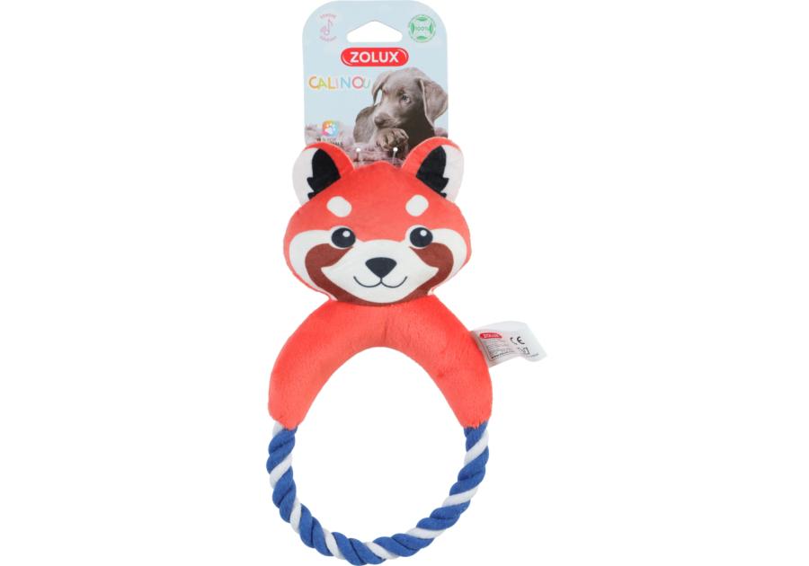 Zdjęcie: Zabawka pluszowa dla psa Panda ze sznurkiem 25,5 cm ZOLUX