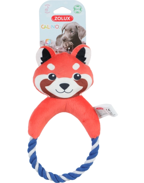 Zdjęcie: Zabawka pluszowa dla psa Panda ze sznurkiem 25,5 cm ZOLUX