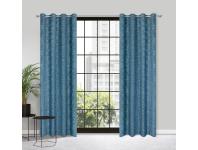 Zdjęcie: Zasłona gotowa Octavia 140 x 250 cm niebieski EUROFIRANY