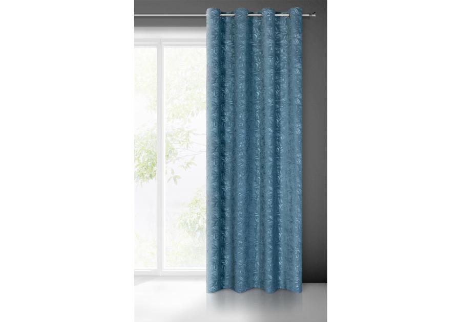 Zdjęcie: Zasłona gotowa Octavia 140 x 250 cm niebieski EUROFIRANY