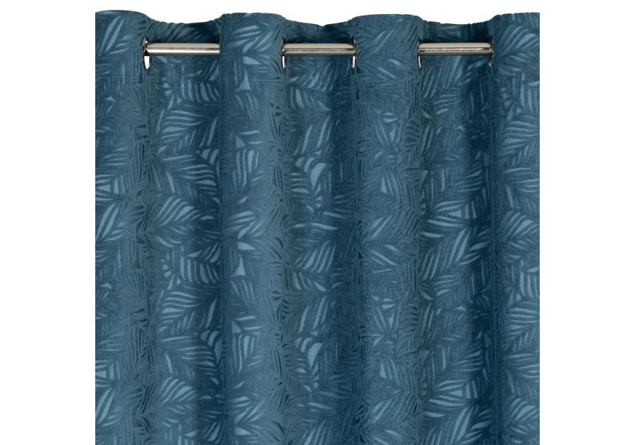 Zdjęcie: Zasłona gotowa Octavia 140 x 250 cm niebieski EUROFIRANY