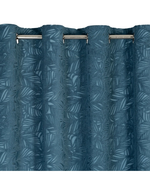 Zdjęcie: Zasłona gotowa Octavia 140 x 250 cm niebieski EUROFIRANY