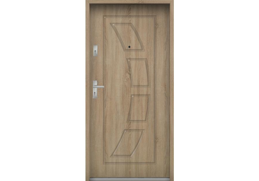 Zdjęcie: Drzwi wejściowe do mieszkań Bastion T-17 Sonoma 90 cm prawe ODO KR CENTER