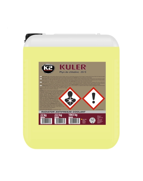 Zdjęcie: Płyn do chłodnic 22 kg żółty K2