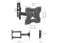 Zdjęcie: Uchwyt do telewizora LCD KG-1027 15 - 48 cali KING MOUNT