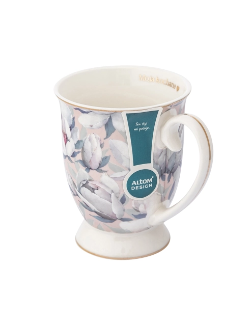 Zdjęcie: Kubek Magnolia różowa na stopce 320 ml dekoracja Moja kochana ALTOM DESIGN