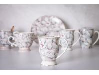 Zdjęcie: Kubek Magnolia różowa na stopce 320 ml dekoracja Moja kochana ALTOM DESIGN