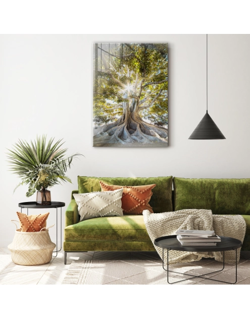 Zdjęcie: Obraz Glaspik 50x70 cm Clear Tree STYLER