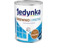 Zdjęcie: Emalia olejno-alkidowa drewno i metal orzech jasny 0,9 L połysk JEDYNKA