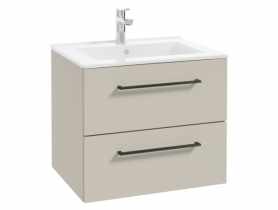 Szafka łazienkowa z umywalką Pinia 60 cm kaszmir mat DEFTRANS