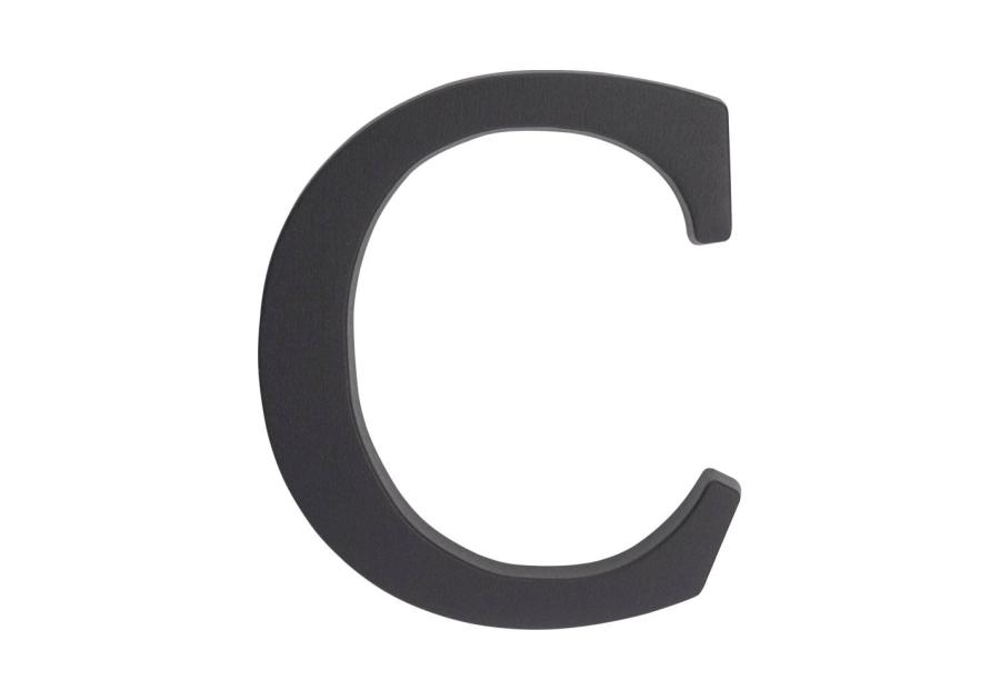 Zdjęcie: Litera aluminiowa "C" 105 mm grafit METRO