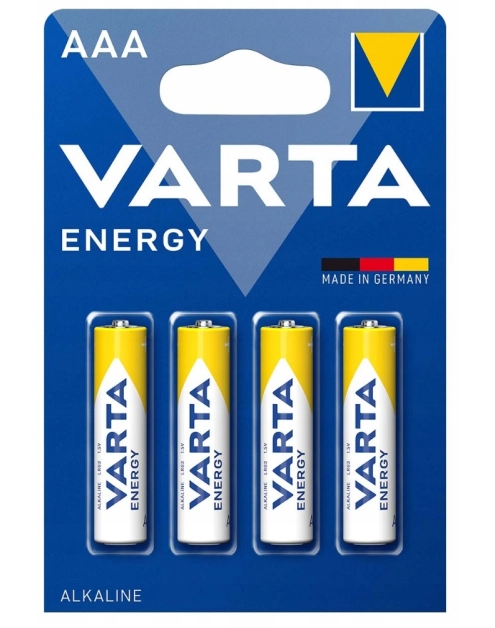 Zdjęcie: Baterie alkaliczne Energy LR03/AAA VARTA