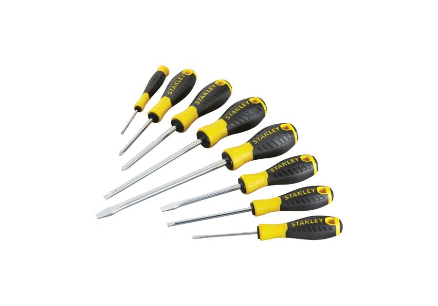 Zdjęcie: Zestaw wkrętaków Essential 8 sztuk STANLEY