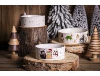 Zdjęcie: Miska dla kota 12x5 cm 330 ml dekoracja xmas cats A ALTOM DESIGN