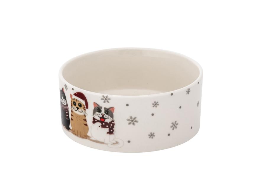 Zdjęcie: Miska dla kota 12x5 cm 330 ml dekoracja xmas cats A ALTOM DESIGN