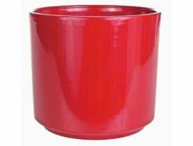 Osłonka doniczkowa Cylinder 994 - 16 cm czerwona CERMAX