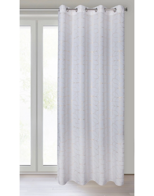 Zdjęcie: Zasłona gotowa Evi 140 x 250 cm biały EUROFIRANY