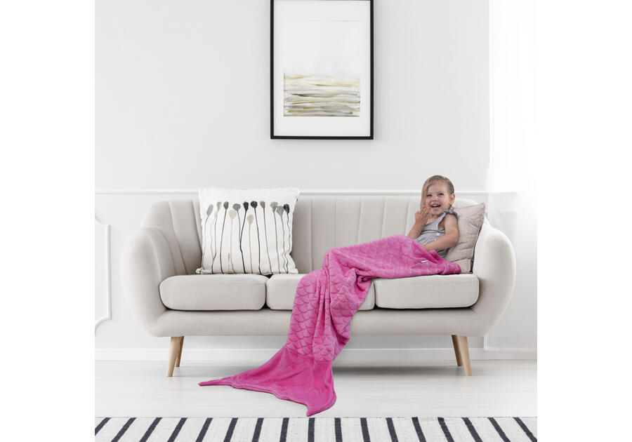 Zdjęcie: Koc Siren 140 cm amarant DECOKING