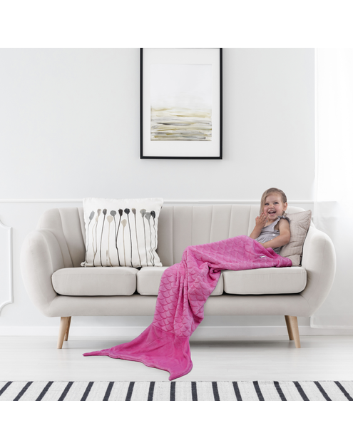 Zdjęcie: Koc Siren 140 cm amarant DECOKING