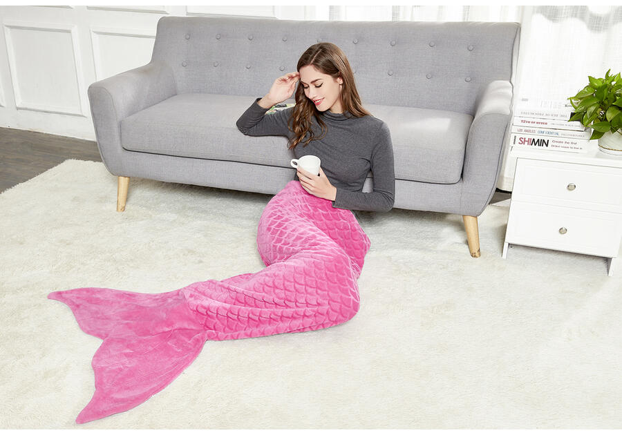 Zdjęcie: Koc Siren 140 cm amarant DECOKING