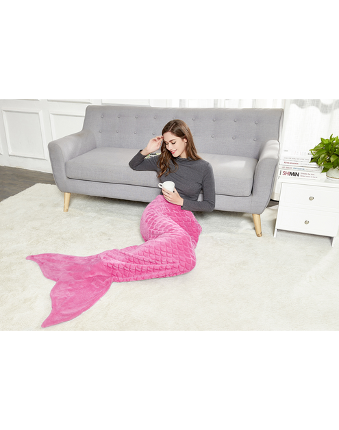 Zdjęcie: Koc Siren 140 cm amarant DECOKING