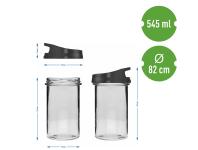 Zdjęcie: Pojemnik do przechowywania 545 ml z zakrętką 132540 BROWIN