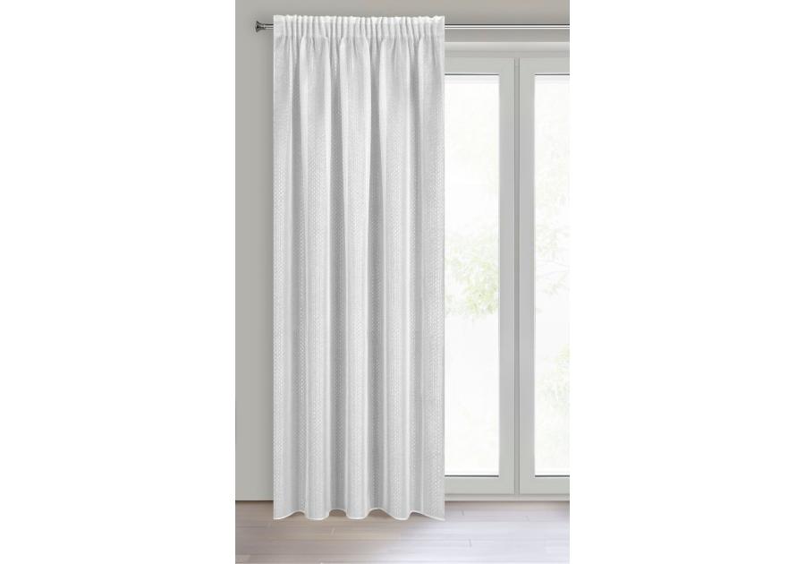 Zdjęcie: Firana gotowa Loara na taśmie 140x270 cm biały EUROFIRANY