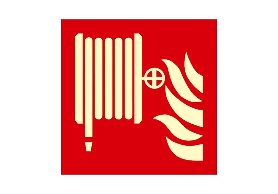 Zdjęcie: Oznaczenie "Hydrant" wewnętrzny 15x15 cm METRO