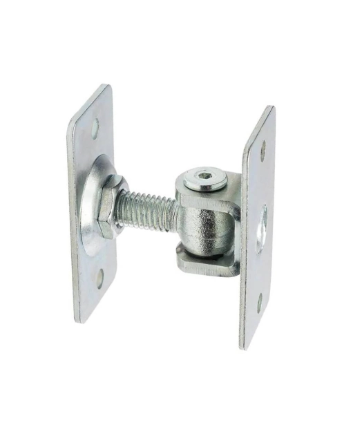 Zdjęcie: Zawias regulowany przykręcany dwustronnie M12 płytka 74x38 METRO
