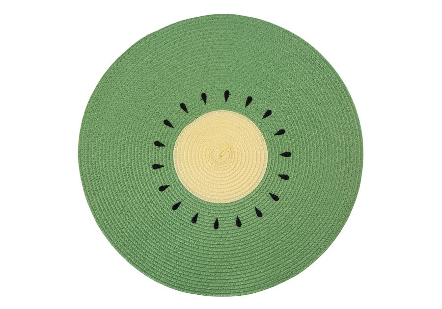 Zdjęcie: Mata stołowa Tropicana średnica 38 cm dekoracja kiwi ALTOM DESIGN