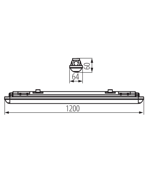 Zdjęcie: Oprawa LED Dicht 36 W-NW MILEDO