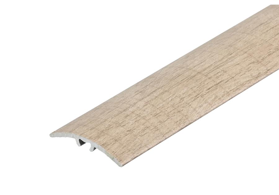 Zdjęcie: Listwa ochronna AL wcisk wąski 30 mm 5w1 klejona L= 2,79 m Dąb Avero okleina mat CEZAR
