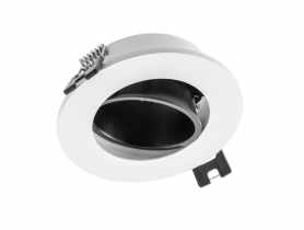 Oprawa sufitowa punktowa Linto biało-czarna GTV