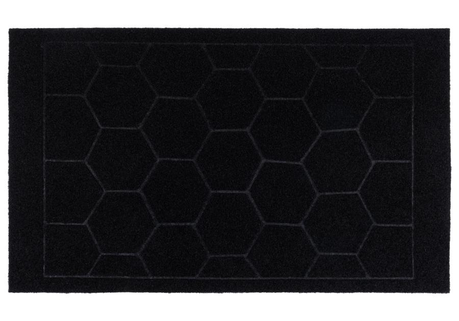 Zdjęcie: Wycieraczka Roxi 45x75 cm heksagon czarny MULTI-DECOR