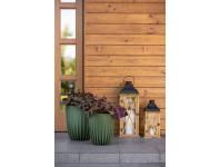 Zdjęcie: Doniczka Mira Eco wood 390 mm zielony leśny LAMELA