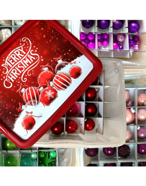 Zdjęcie: Pojemnik na bombki Christmas-Box 30 L Wika KEEEPER